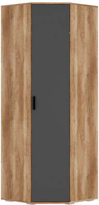 Шкаф угловой "Вегас" ШКУ-01 дуб каньон/графит