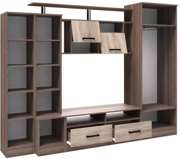 Гостиная Оскар-5 ясень шимо/дуб сонома