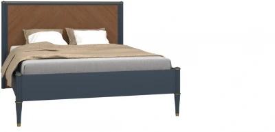 Кровать двуспальная 1,6 "Тиволи" - Серый антрацит (лак)