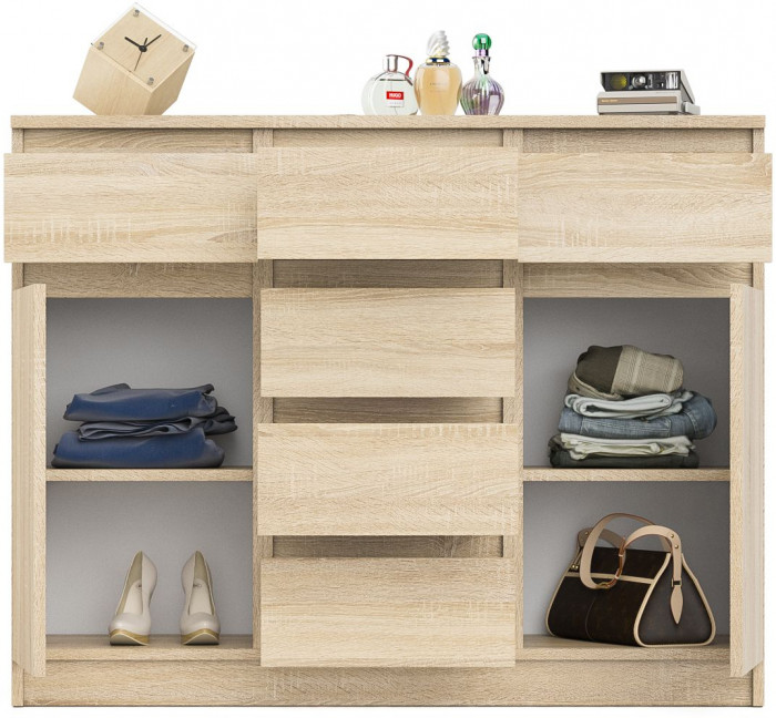 Мори Комод МК1200.4, дуб сонома