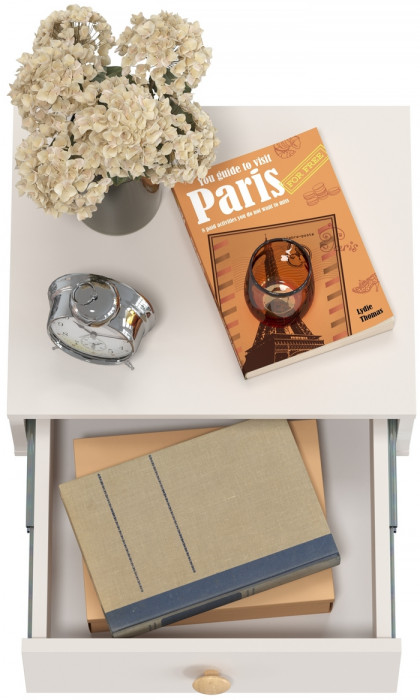 Афина Спальня 4-09901М1к.с. Тумба прикроватная, кашемир серый