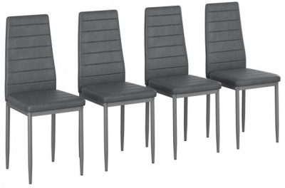 Четыре стула Мебель--24 A-117, серый