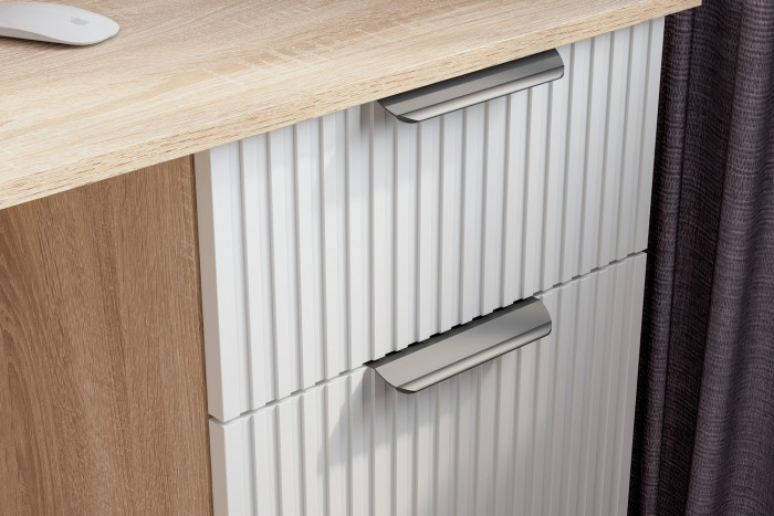 Стол письменный Норд СТП03-1200, Дуб сонома, Софт пломбир