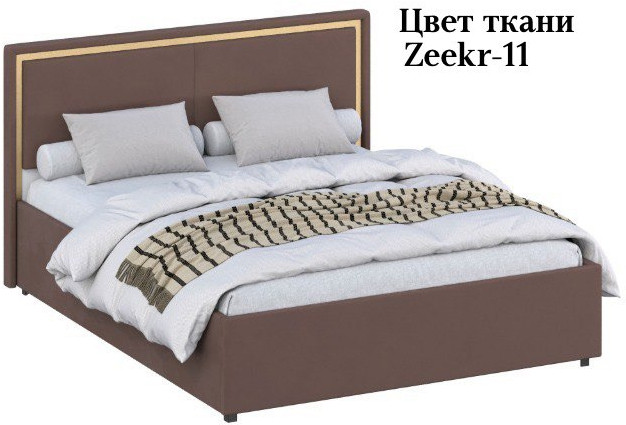 Кровать 160 с ортопед. основанием КР-431-М-16, Микровелюр Zeekr-11