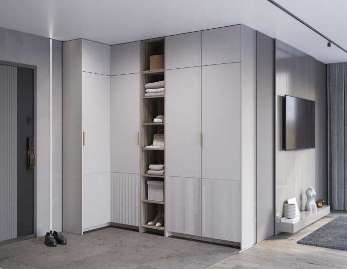 Шкаф навесной "Пандора" ШКН-08, Кашемир/Айриш MF03