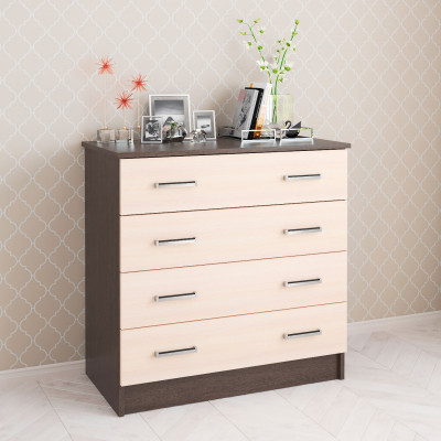 Комод Катрин 3 (820*810*425) венге/дуб молочный