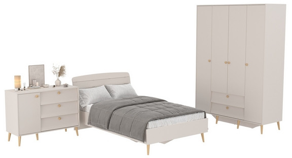 Афина Спальня 11-1200, кашемир серый