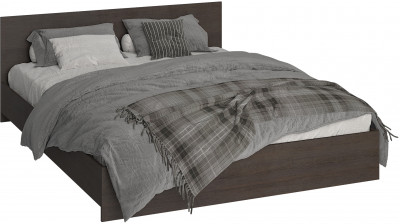 Кровать 160х200 с основанием ЛДСП Ронда КР-160, венге