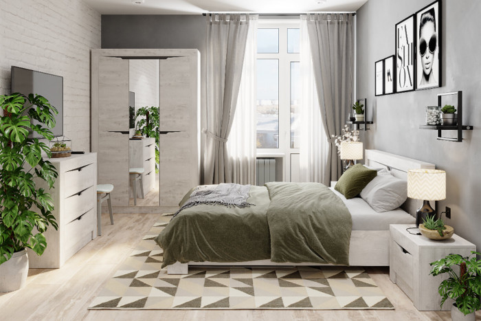 Шкаф для одежды и белья Леонардо