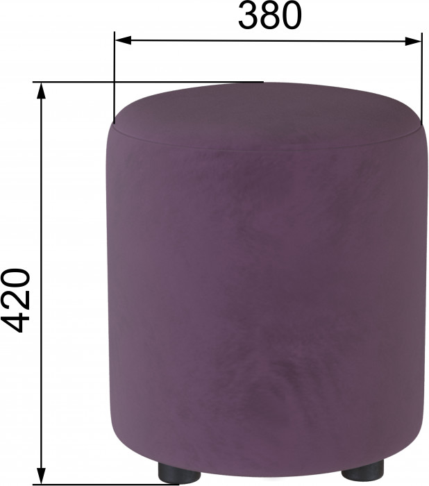 Пуф Рой винный