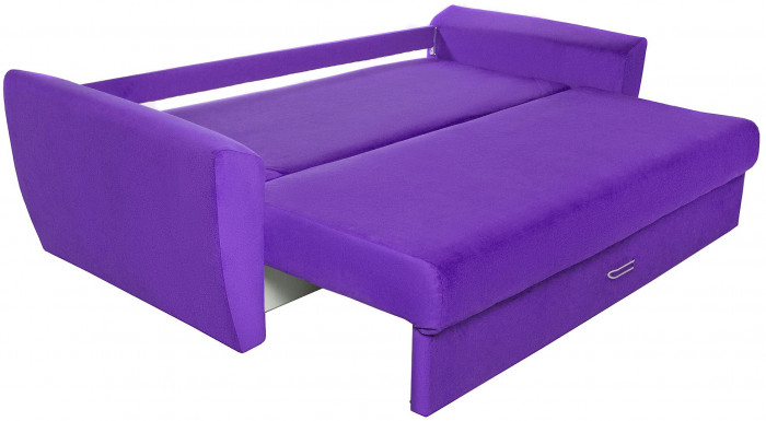 Диван-кровать Амстердам Люкс, 150х195, еврокнижка, независимый пружинный блок, велюр, фиолетовый