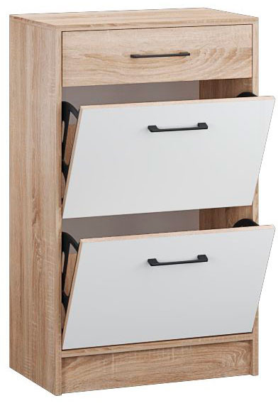 Прихожая Денвер обувница дуб сонома/белый