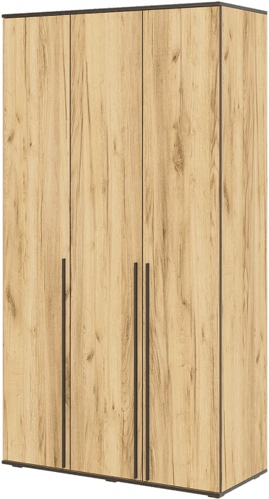 Норд Шкаф трехстворчатый 1200 Дуб Крафт белый
