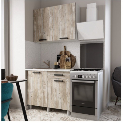 Кухонный гарнитур Нагано 1,0м Дуб Юкон