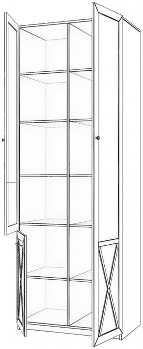 Бэль 1/2 Шкаф двухдверный Слоновая кость