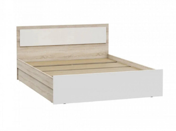 Мартина Кровать 140 (Дуб Сонома / белый)