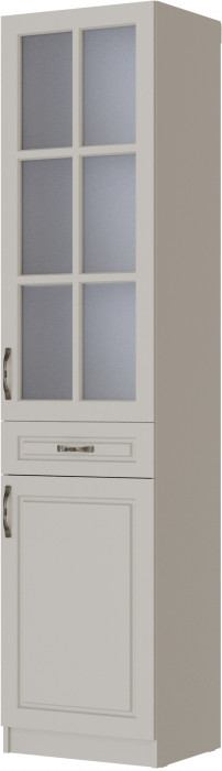 Пенал-витрина Апполия, Кашемир/Сантьяго софт