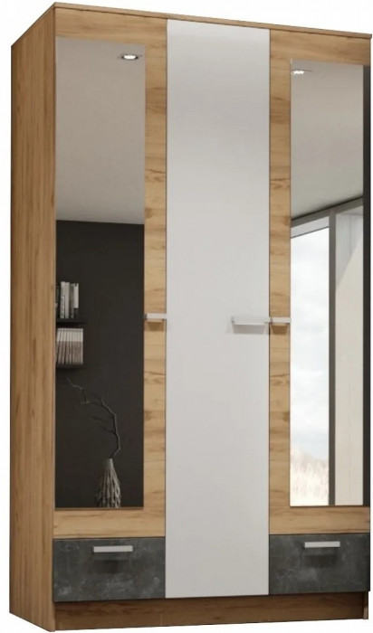 Адель Шкаф 1,2, Ясень шимо темный/светлый