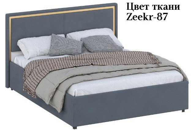 Кровать 120 с подъемным механизмом КРП-431-М-12, Микровелюр Zeekr-87
