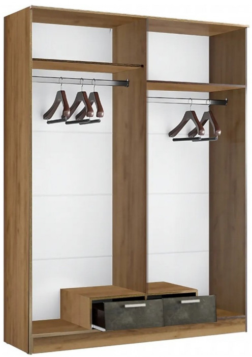 Адель Шкаф 1,6 платяной, Венге/лоредо