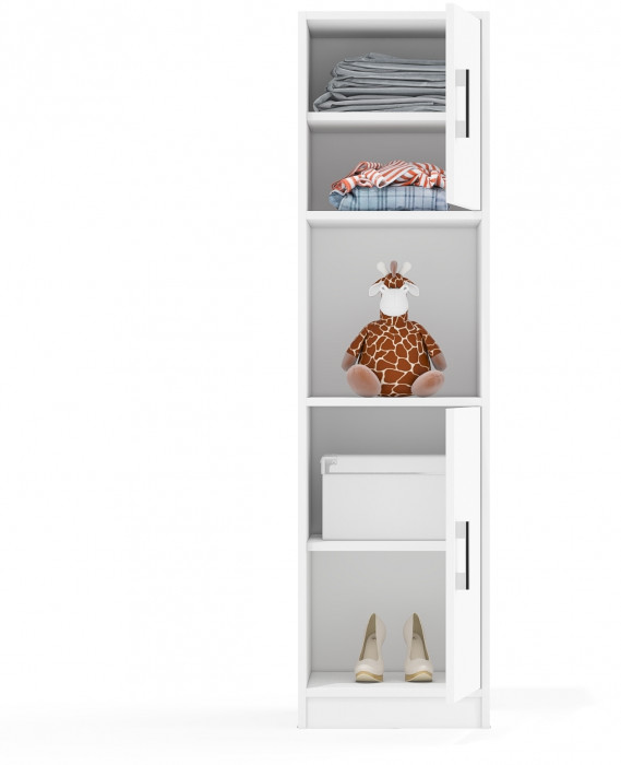 Пенал С-МД-СК9П к компьютерному столу С-МД-СК9, белый шагрень