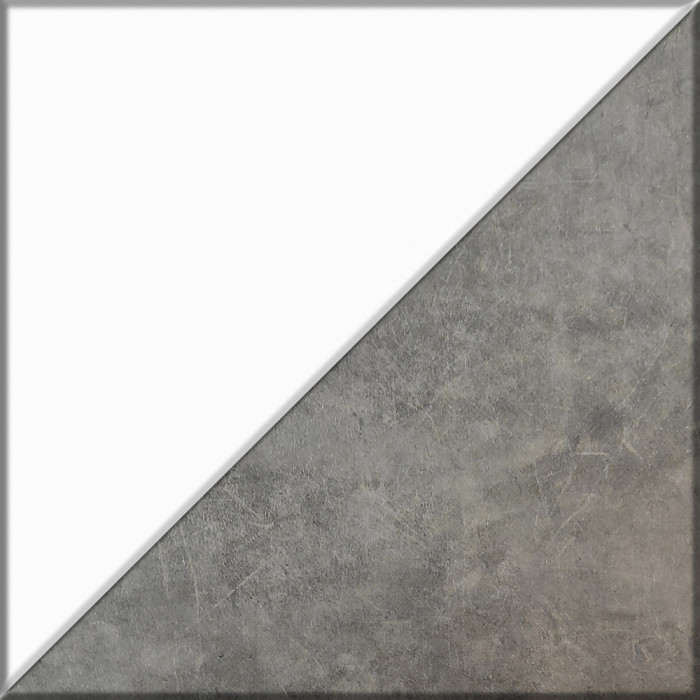 Кухня Мебель--24 ШВ800 Шкаф 80 см., цвет корпус белый/фасад МДФ бетон лофт графит, ШхГхВ 80х32х72 см.