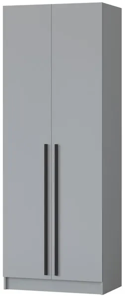 Шкаф Бастион 1000 с антресолью, Серая гавань