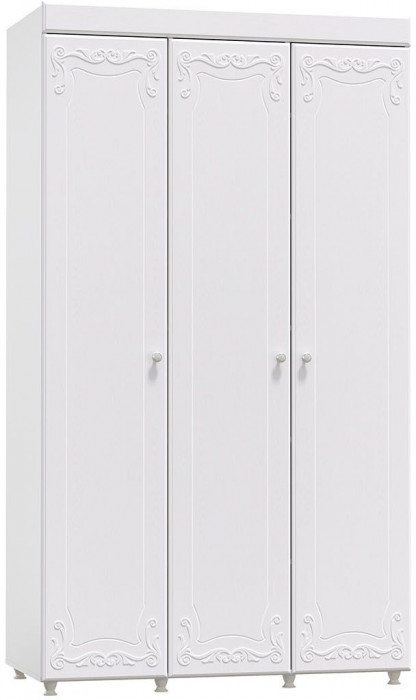 Шкаф 3-х дверный Италия ИТ-53 белое дерево