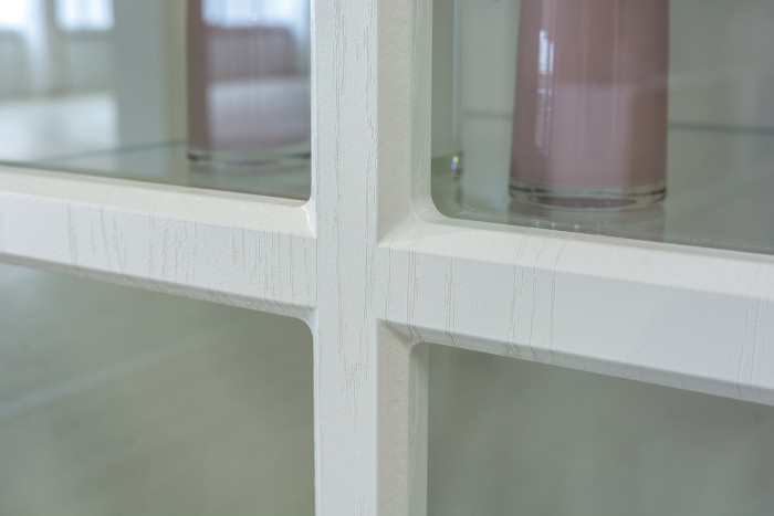 Ливерпуль Набор мебели 4, цвет ясень ваниль/белый, ШхГхВ 340х49,3х220,3 см.(без учёта карниза), ниша для тв 140х49х90 см., универсальная сборка