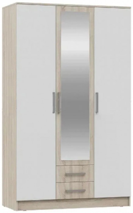 Мартина Шкаф для одежды 3-дверный (Крафт / Графит)