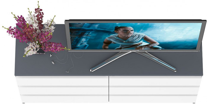 Мори Комод МК1380.6, графит/белый