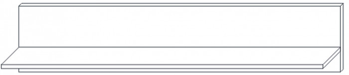 Полка навесная 1 900 Сиена