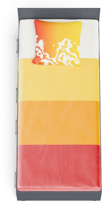 Мори Кровать с ящиками 0900, цвет графит, ШхГхВ 93,5х203,5х70 см., сп.м. 900х2000 мм., без матраса, основание есть