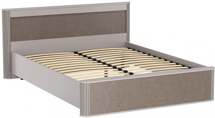 Кровать двойная Фантазия 34.25-02 Кашемир / Кашемир патина