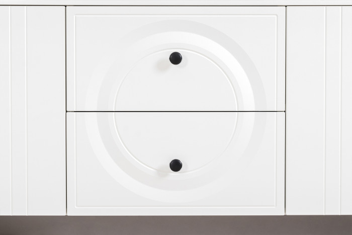 Валенсия Спальня № 41, цвет ЛДСП белый шагрень/МДФ белый шагрень, ортопед есть, сп. м. 1600х2000 мм., б/м