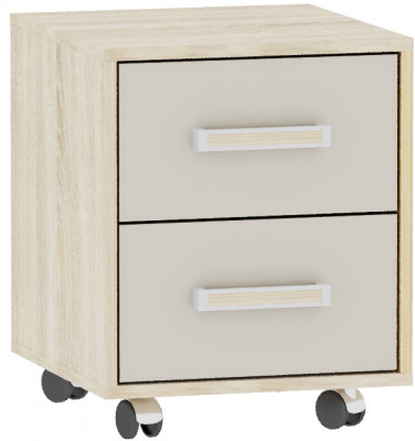 Тумба выкатная Бланка, Дуб сонома/Кашемир