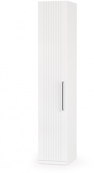 Валенсия Спальня № 35, ЛДСП белый шагрень/чёрный/МДФ белый шагрень