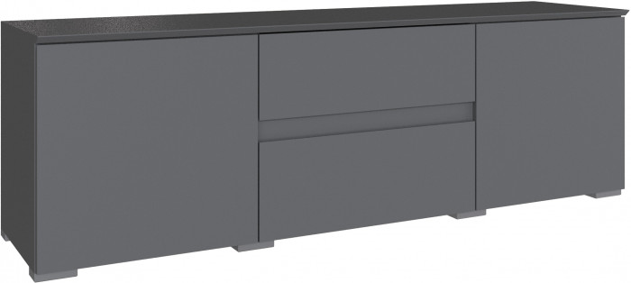 Тумба ТВ Плейона, Графит серый
