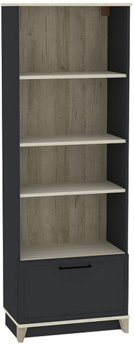 Шкаф МЦН Аурелио 21, Антрацит, Блеквуд Сатиновый