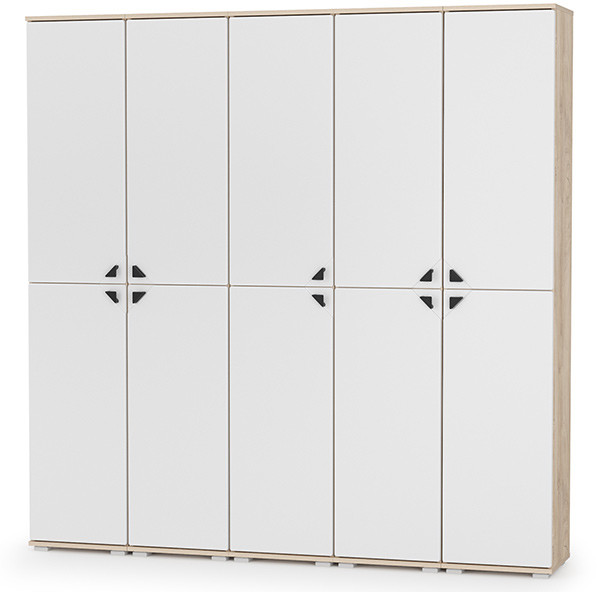 Бостон № 50, дуб эндгрейн элегантный/фасады МДФ милк рикамо софт