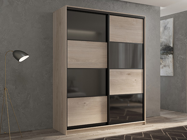 Шкаф-купе Кааппи 13 Кастелло Серый 140х60х230 см