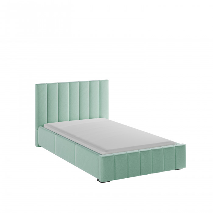 Нега Кровать интерьерная 120 мятный, ортопед