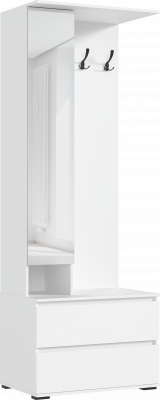 Прихожая Норд (Белый глянец холодный/Белый)