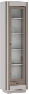 Шкаф-витрина Фантазия 34.06 Кашемир / Кашемир патина