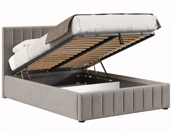 Кровать с подъёмным механизмом 1600 Верона, пепел