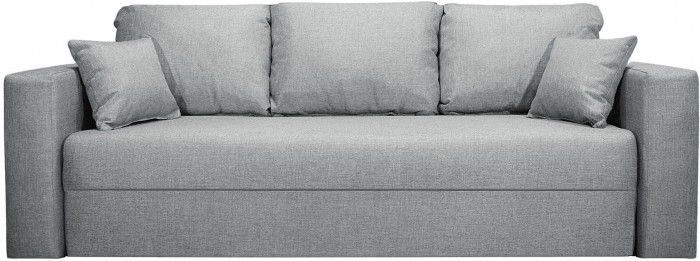 Диван-кровать Ливерпуль, 160х195, раскладной, еврокнижка, рогожка, серый