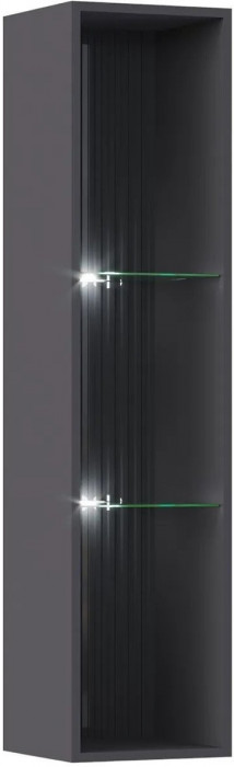 Модульная гостиная Оливия, композиция 2 (Графит, Графит Софт)