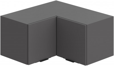 Антресоль угловая Ома АН-3614, Графит
