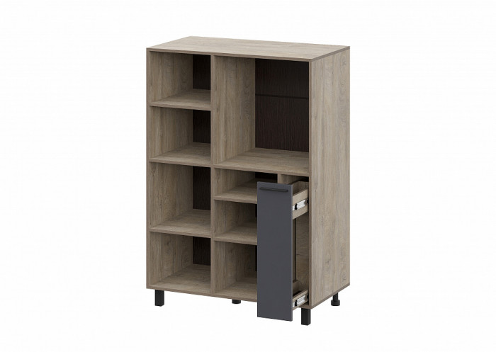 КГ Этна Пенал 10Ш1 Дуб Эндгрейн;Софт графит