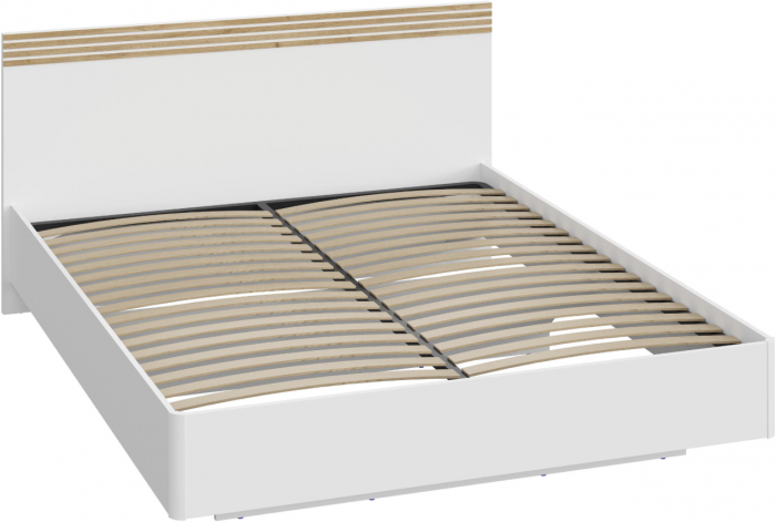 Модульная спальня Нао, набор №2, Дуб вотан/Белый (Профиль МДФ Дуб вотан)